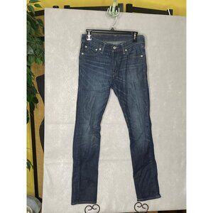 Levi Strauss 510 Skinny Fit Jeans Mens W30 L30 Dark Wash Denim Cotton Blend